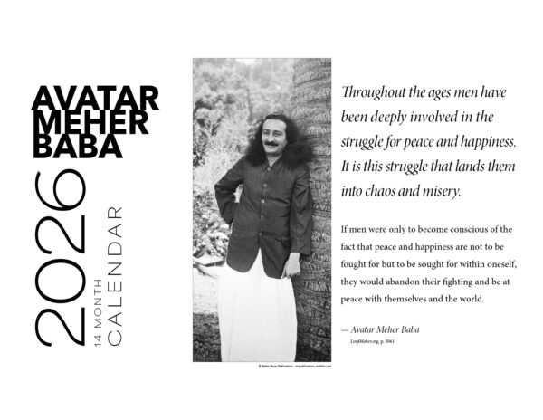 Avatar Meher Baba Calendar 2026