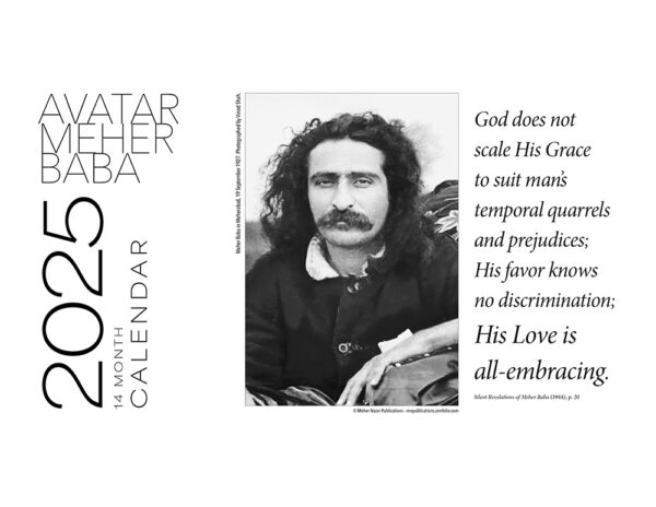 Avatar Meher Baba Calendar 2025